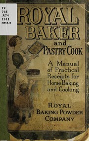 Front cover of Royal baker and pastry cook by Royal Baking Powder Company