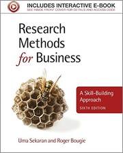 Front cover of Research Methods for Business by Uma Sekaran