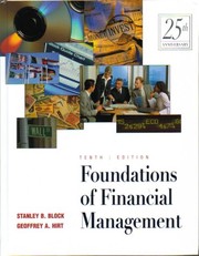 Front cover of Foundations of Financial Management by Stanley B. Block