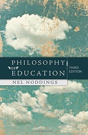 Front cover of Philosophy of Education by Nel Noddings