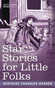 Front cover of Star Stories for Little Folks by Gertrude Chandler Warner