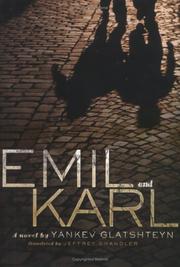 Cover of Emil un Ḳarl by Jacob Glatstein
