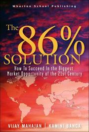 Cover of The 86 percent solution by Vijay Mahajan
