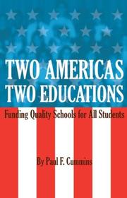 Cover of Two Americas, Two Educations by Paul F. Cummins