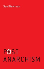 Cover of Postanarchism by Saul Newman