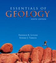 Cover of Essentials of geology by Frederick K. Lutgens