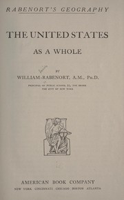 Cover of Rabenort's geography by William Louis Rabenort