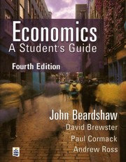 Front cover of ECONOMICS: A STUDENT'S GUIDE by MR DAVID BREWSTER, M 'MR JOHN BEARDSHAW