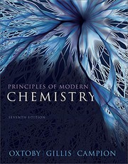 Front cover of Principles of Modern Chemistry by David W. Oxtoby