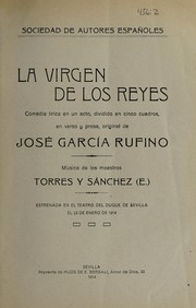 Front cover of La Virgen de los Reyes by Jose Garcia Rufino