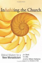 Front cover of Inhabiting the Church by Jon R. Stock