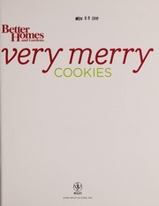 Cover of Better homes & gardens very merry cookies by Better Homes and Gardens Books (Firm)