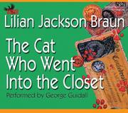 Cover of The cat who went into the closet by Lilian Jackson Braun