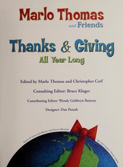 Front cover of Thanks & giving all year long by Marlo Thomas