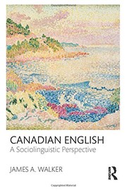 Cover of Canadian English by James A. Walker
