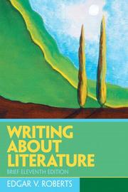 Front cover of Writing about literature by Edgar V. Roberts