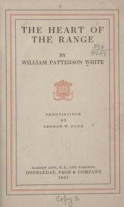 Front cover of The Heart of the Range by William Patterson White