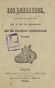 Cover of Los lombardos by Temistocle Solera