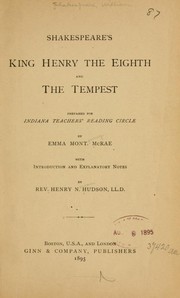 Front cover of Plays (King Henry VIII / Tempest) by William Shakespeare