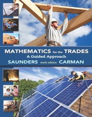 Front cover of Mathematics for the Trades: A Guided Approach (10th Edition) - Standalone book by Robert A. Carman