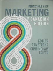 Front cover of Principles of Marketing 8th Canadian Edition by Philip Kotler
