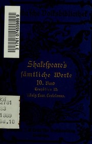 Cover of Plays (Coriolanus / King Lear) by William Shakespeare