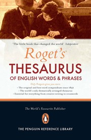 Front cover of Thesaurus of English Words and Phrases by Peter Mark Roget