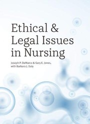 Cover of Ethical and Legal Issues in Nursing by Joseph P. DeMarco