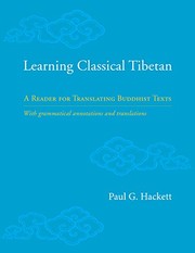 Cover of Learning Classical Tibetan by Paul Hackett