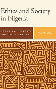 Front cover of Ethics and Society in Nigeria by Nimi Wariboko