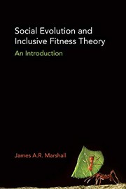 Front cover of Social Evolution and Inclusive Fitness Theory by James A.R. Marshall