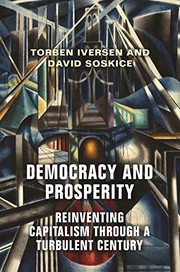 Cover of Democracy and Prosperity by Torben Iversen