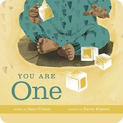 Cover of You are one by Sara O'Leary