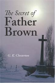 Cover of The secret of Father Brown by Gilbert Keith Chesterton