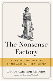 Front cover of The Nonsense Factory by Bruce Cannon Gibney