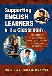 Front cover of Supporting English Learners in the Classroom by Eric M. Haas