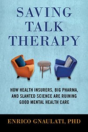 Cover of Saving Talk Therapy by Enrico Gnaulati