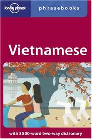 Front cover of Vietnamese phrasebook by Lonely Planet Publications (Firm)