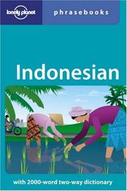 Front cover of Indonesian phrasebook by Lonely Planet Phrasebooks (Firm)