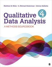 Cover of Qualitative Data Analysis by Matthew B. Miles