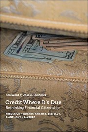 Front cover of Credit Where It's Due by Frederick F. Wherry