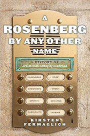 Front cover of A Rosenberg by Any Other Name by Kirsten Fermaglich
