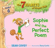 Front cover of Sophie and the Perfect Poem by Sean Covey