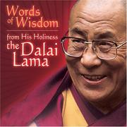 Front cover of Words of Wisdom from His Holiness the Dalai Lama by Margaret Gee