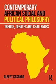 Front cover of Contemporary African Social and Political Philosophy by Albert Kasanda