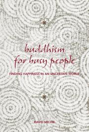 Front cover of Buddhism for Busy People by David Michie