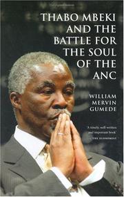 Front cover of Thabo Mbeki and the battle for the soul of the ANC by William Mervin Gumede