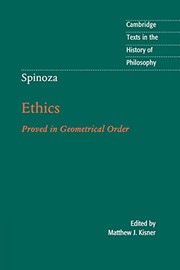 Cover of Spinoza : Ethics by Matthew J. Kisner