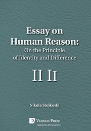 Front cover of Essay on Human Reason by Nikola Stojkoski
