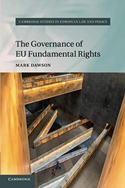 Front cover of The Governance of EU Fundamental Rights by Mark Dawson